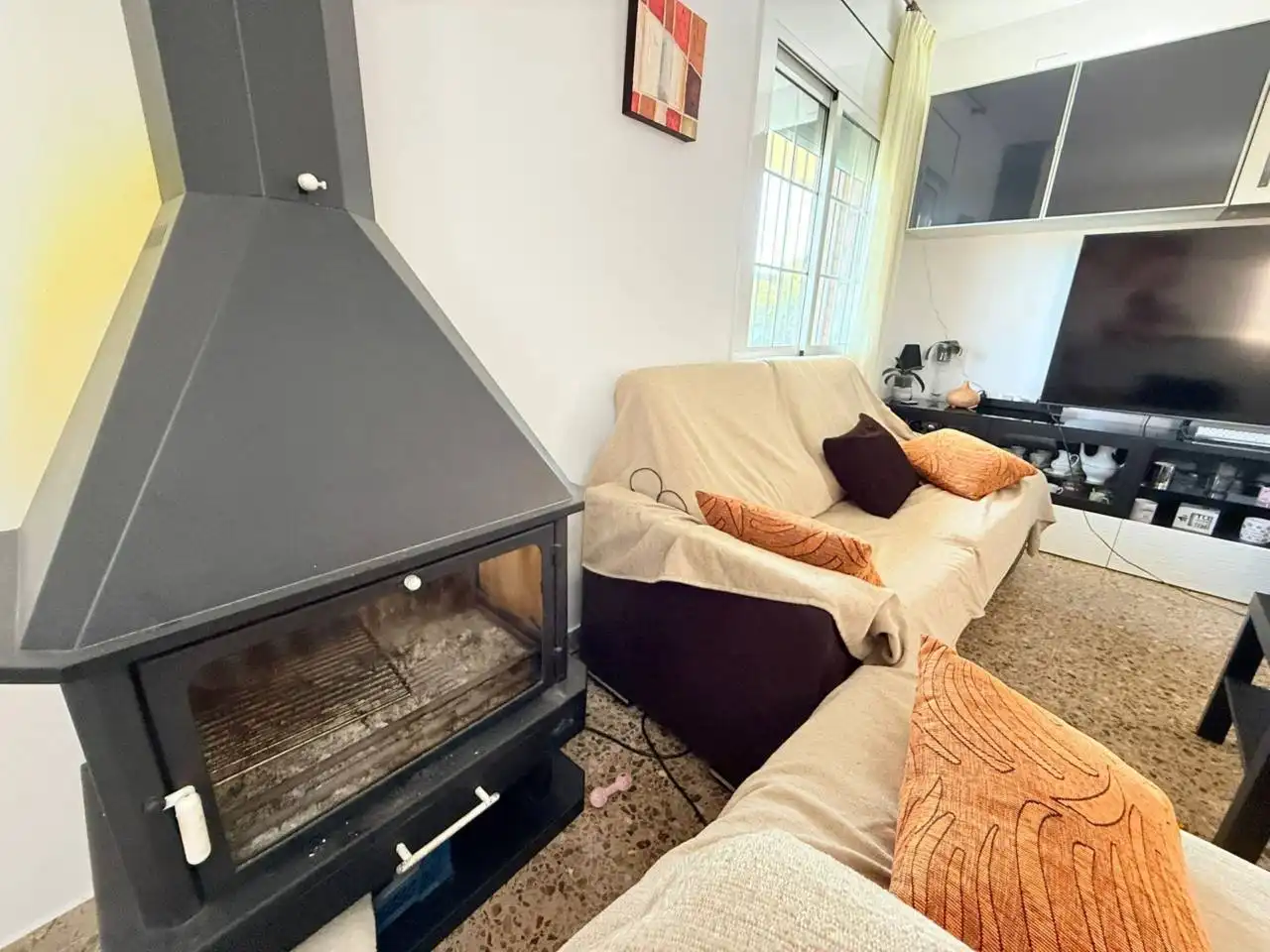 Sala d'estar de Casa o xalet en venda en Riells i Viabrea amb Aire condicionat, Calefacció i Jardí privat