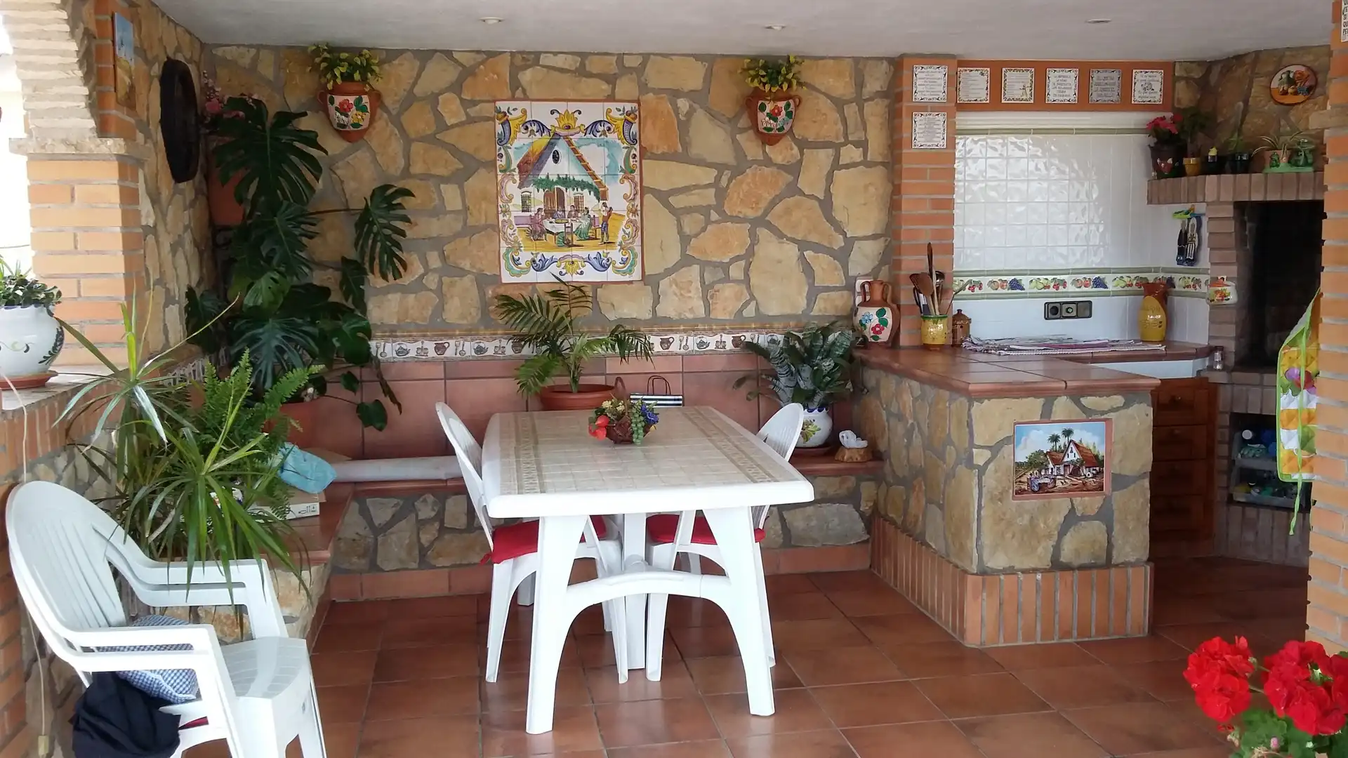 Terraza de Casa o chalet en venta en Benicarló con Jardín privado, Piscina y Amueblado