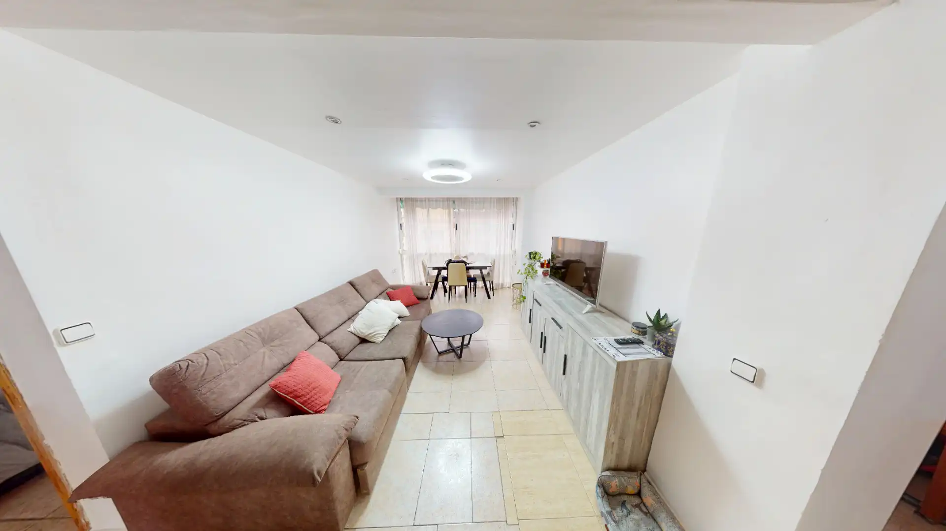 Sala de estar de Piso en venta en Alicante / Alacant con Amueblado, Horno y Lavadora