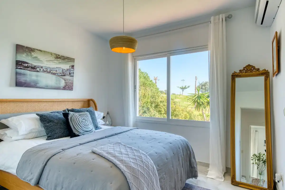 Bedroom of Detached homes for sale in Manilva  with Air Conditioner, Terrace and Community pool