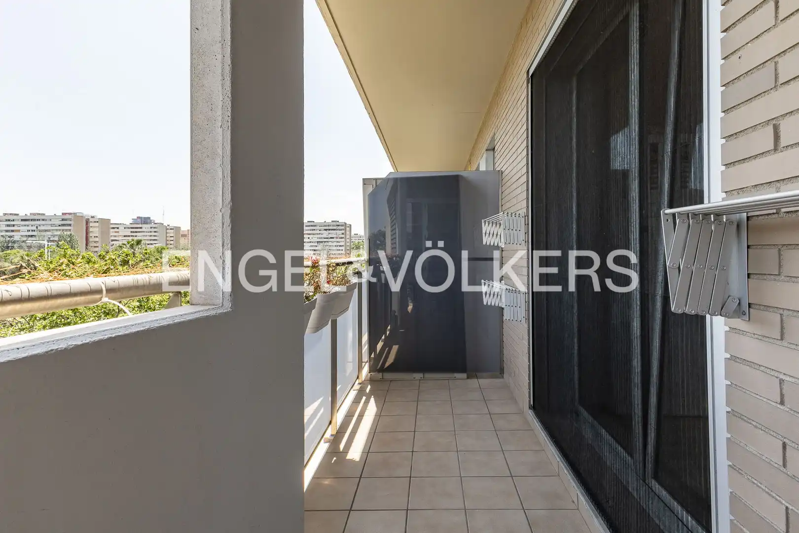 Balcony of Flat for sale in Sant Adrià de Besòs  with Air Conditioner, Heating and Parquet flooring