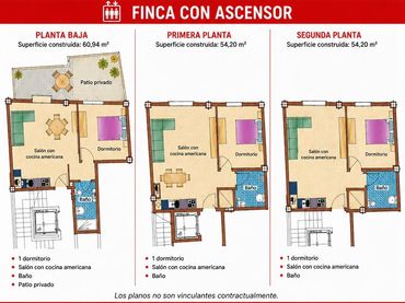 Pis amb ascensor en venda a La Caleta - La Viña
