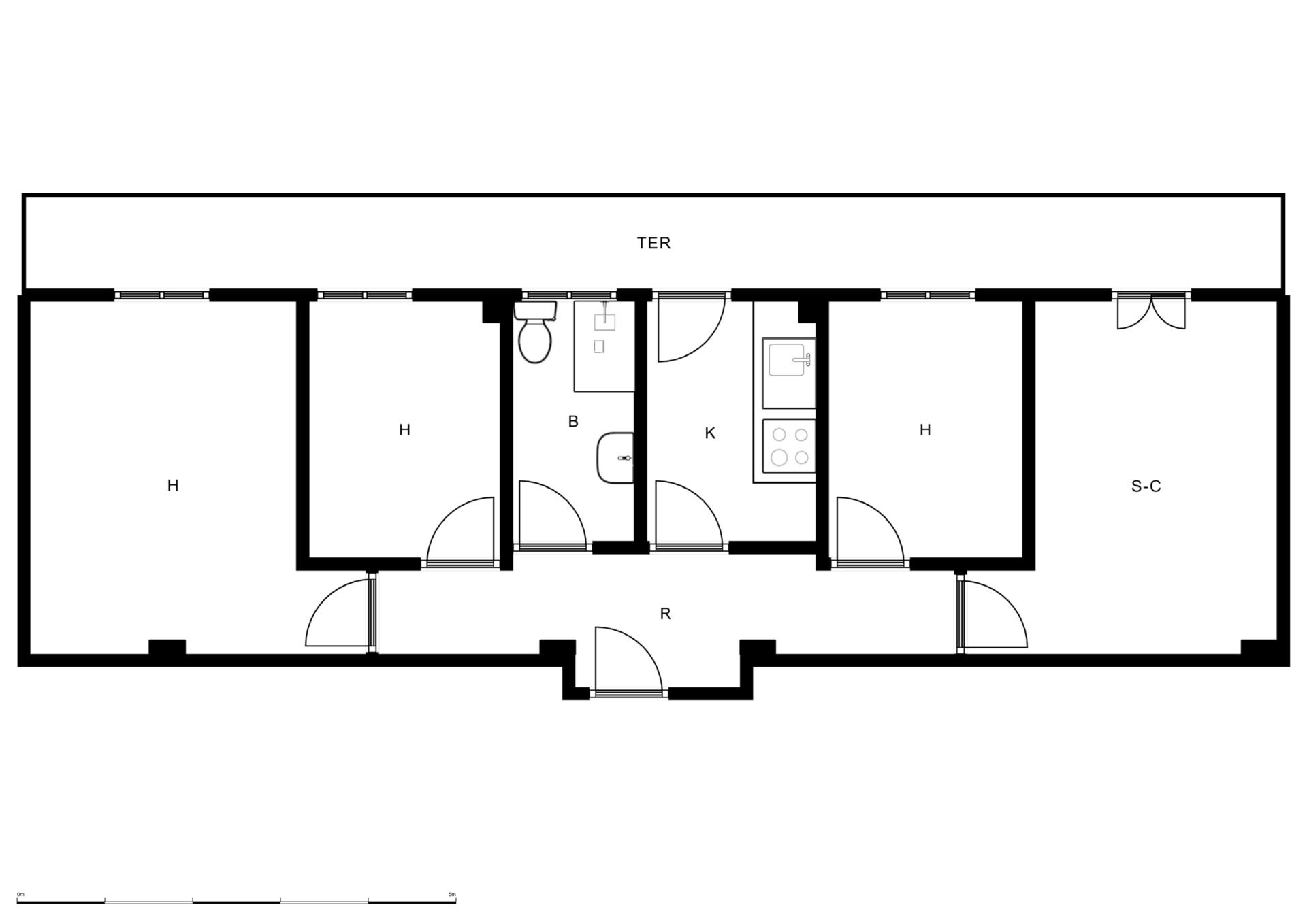 Piso de alquiler en  Madrid Capital con Calefacción, Terraza y Horno