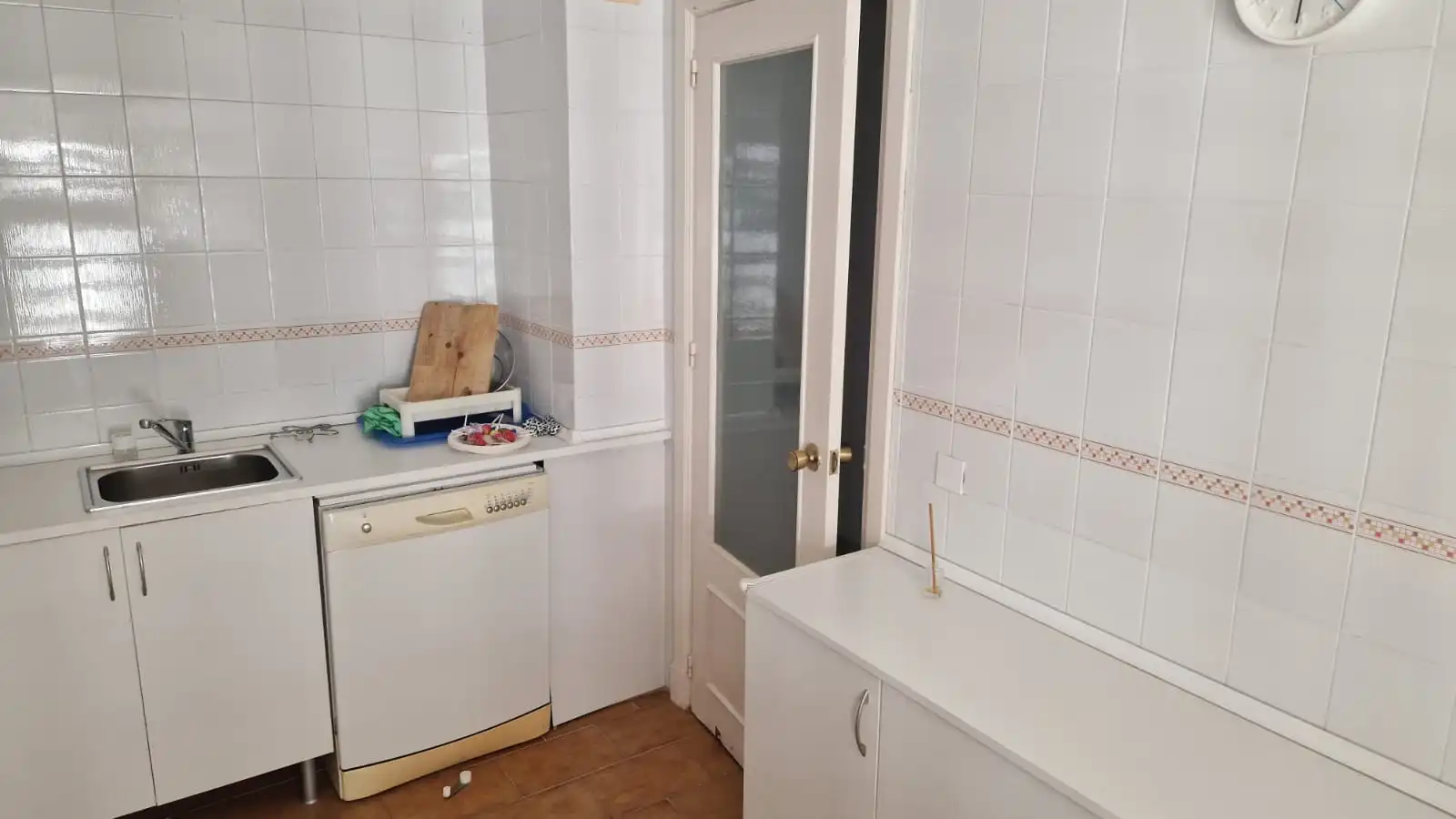Cocina de Apartamento de alquiler en Sanlúcar de Barrameda con Amueblado, Lavadora y Microondas