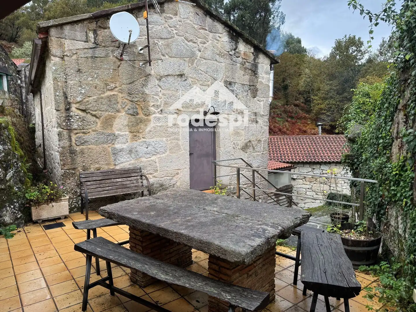 Terraza de Casa o chalet en venta en Crecente con Terraza, Trastero y Amueblado