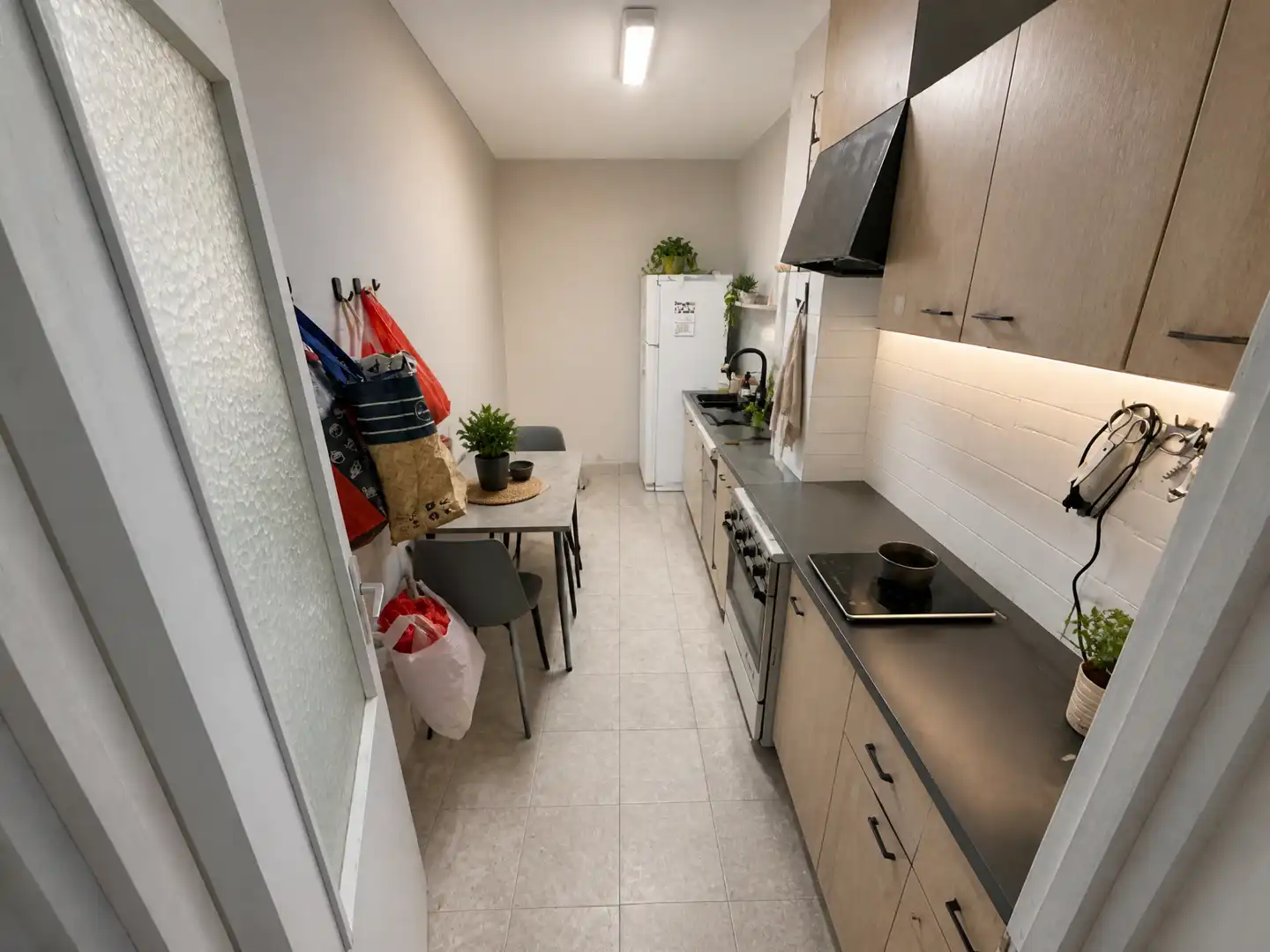 Cocina de Piso en venta en Alicante / Alacant con Amueblado y Balcón