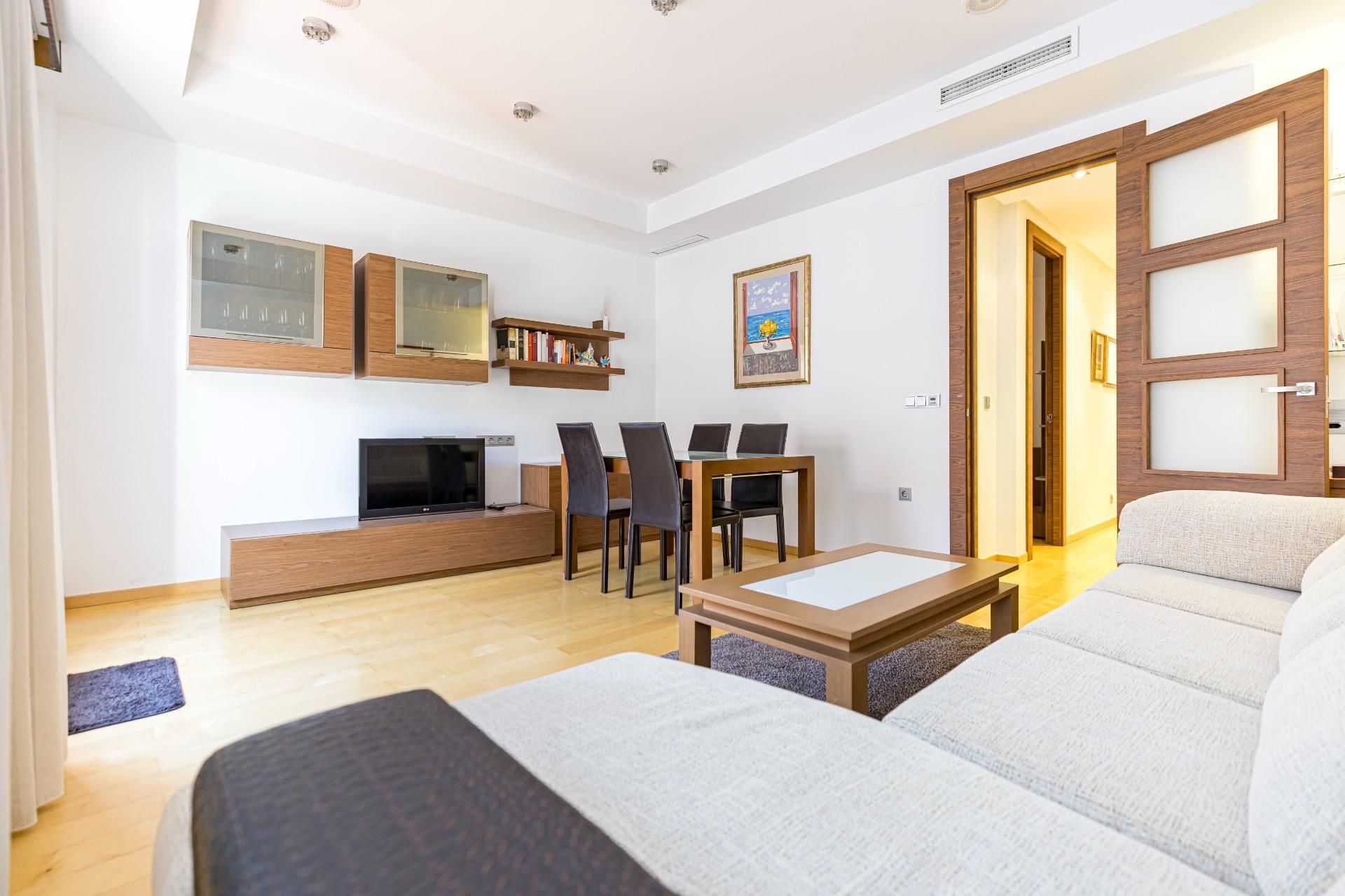 Living room of Flat for sale in  Murcia Capital  with Air Conditioner and Balcony