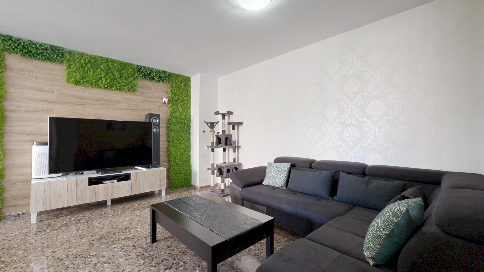Living room of Flat for sale in Aldaia  with Heating and Balcony