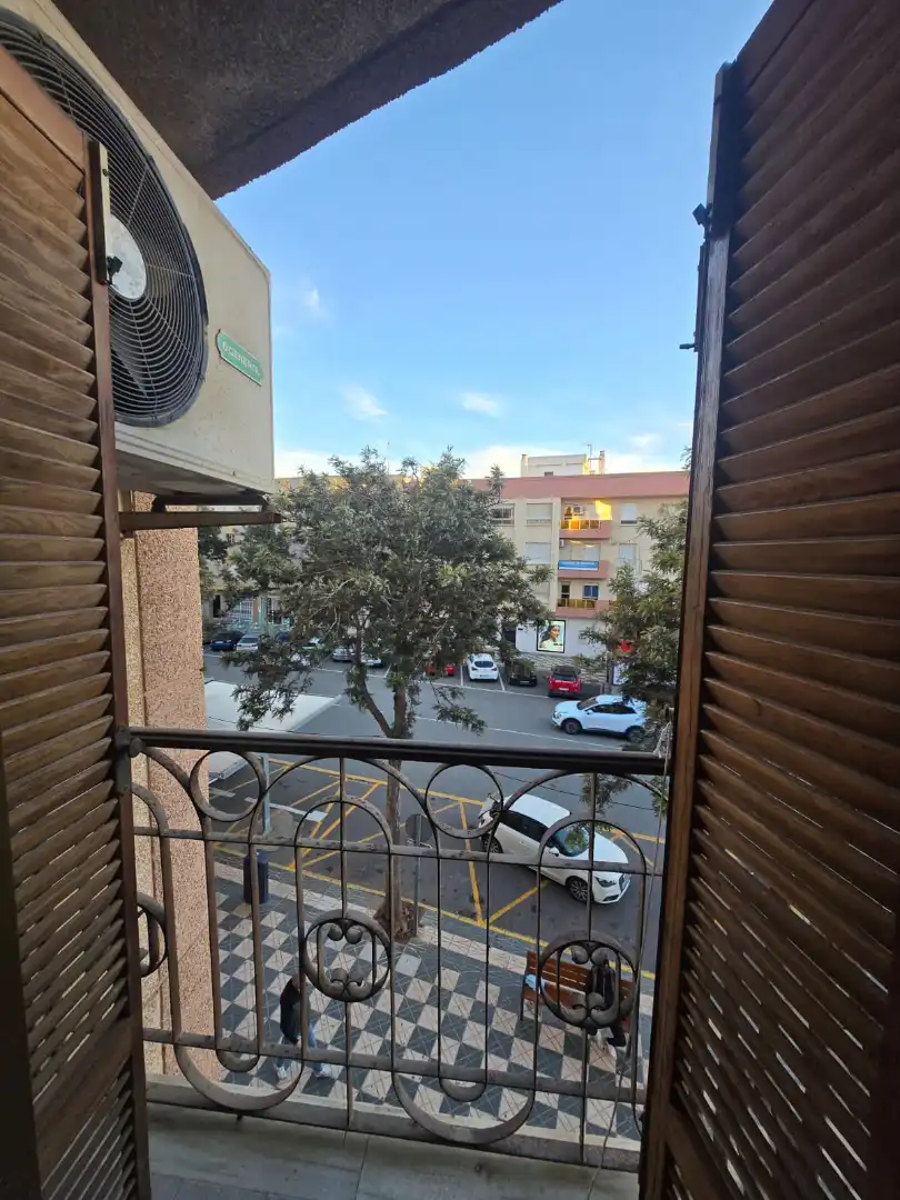 Terrasse von Wohnung zur Miete in Roquetas de Mar mit Möbliert
