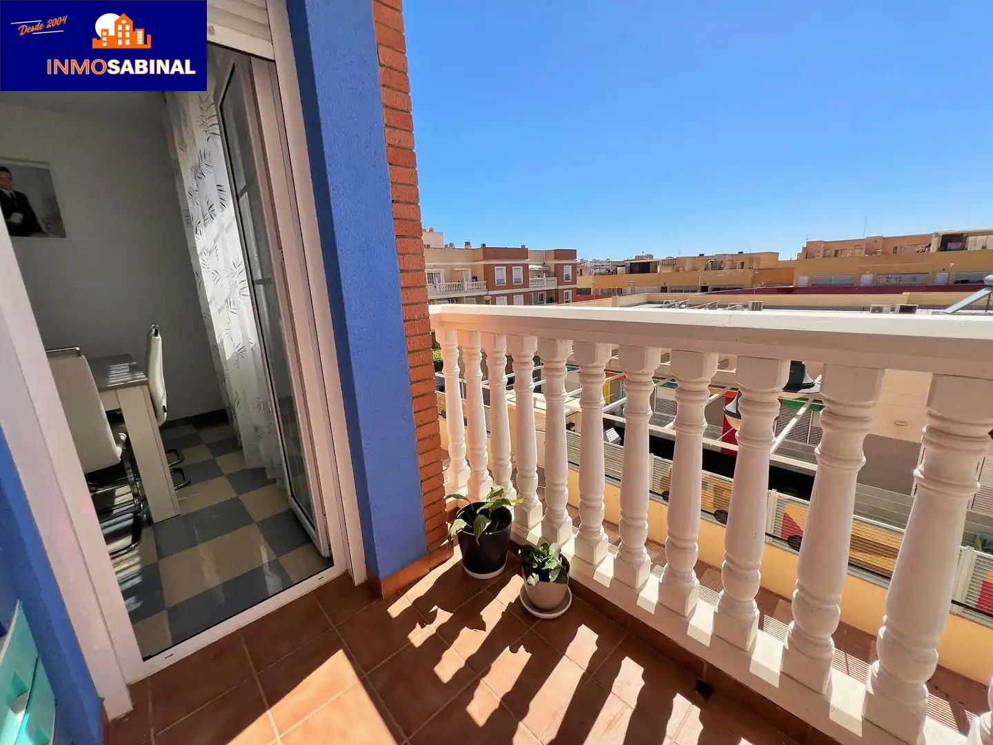 Balcony of Flat for sale in Roquetas de Mar  with Air Conditioner, Terrace and Furnished