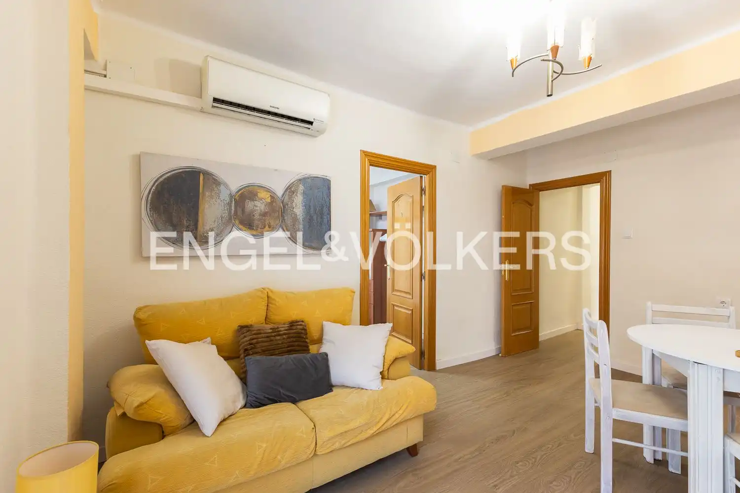 Sala de estar de Piso de alquiler en Valencia con Aire acondicionado, Calefacción y Terraza
