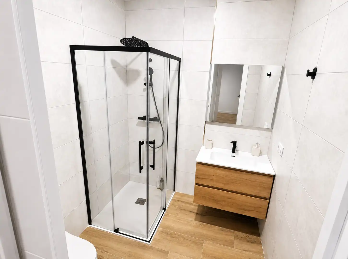 Bathroom of Apartments for sale in Calpe / Calp  with Air Conditioner and Private garden