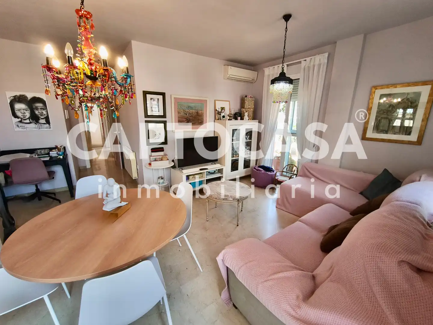 Sala d'estar de Àtic en venda en Cartagena amb Aire condicionat i Terrassa