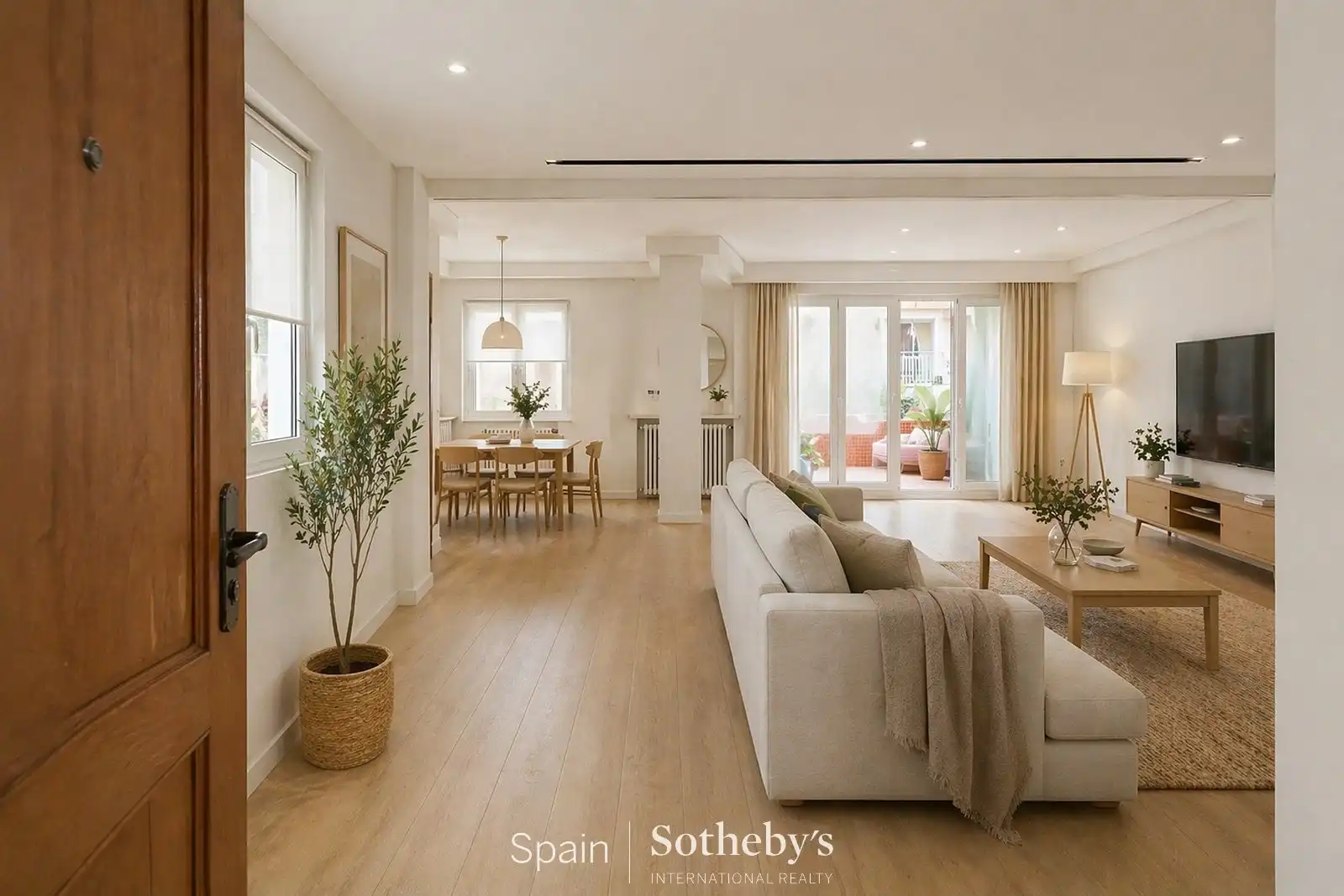 Sala de estar de Apartamento en venta en Madrid con Aire acondicionado, Calefacción y Terraza