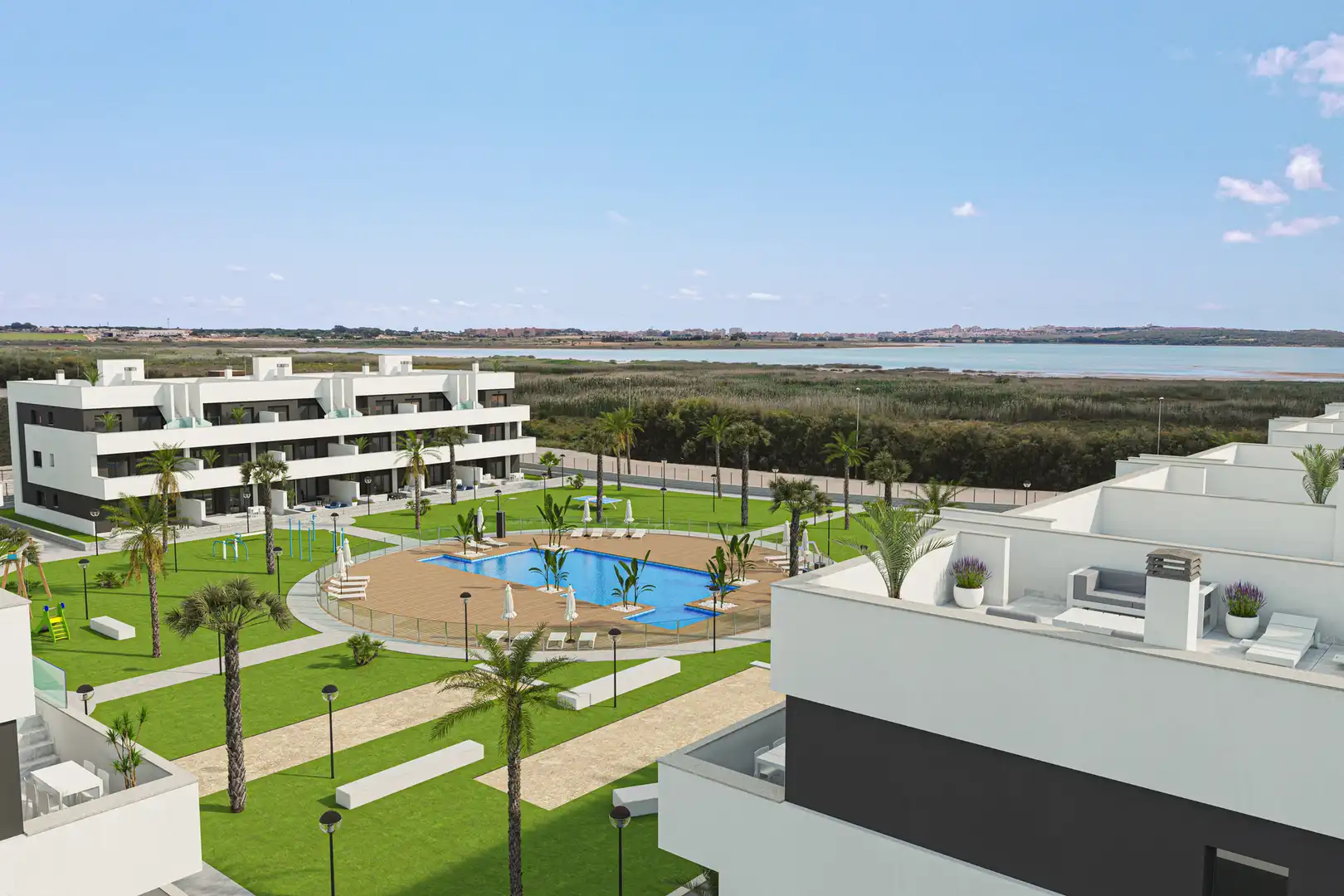 Habitación de Apartamento en venta en Guardamar del Segura con Terraza y Piscina