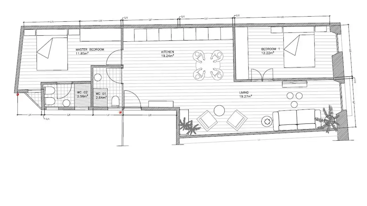 Wohnung mit Terrasse zum Verkauf in Calle ample, imagen 40