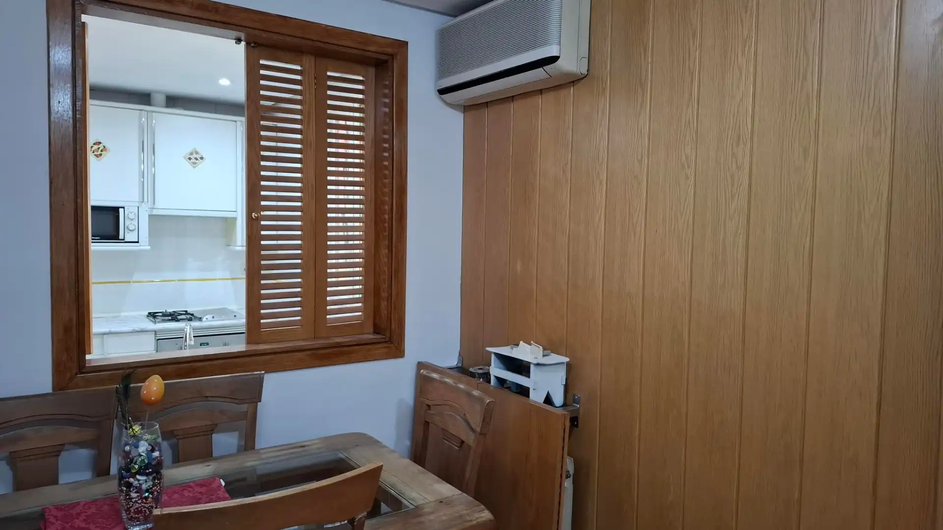 Esszimmer von Dachboden zum Verkauf in Madrid mit Klimaanlage, Heizung und Parkett