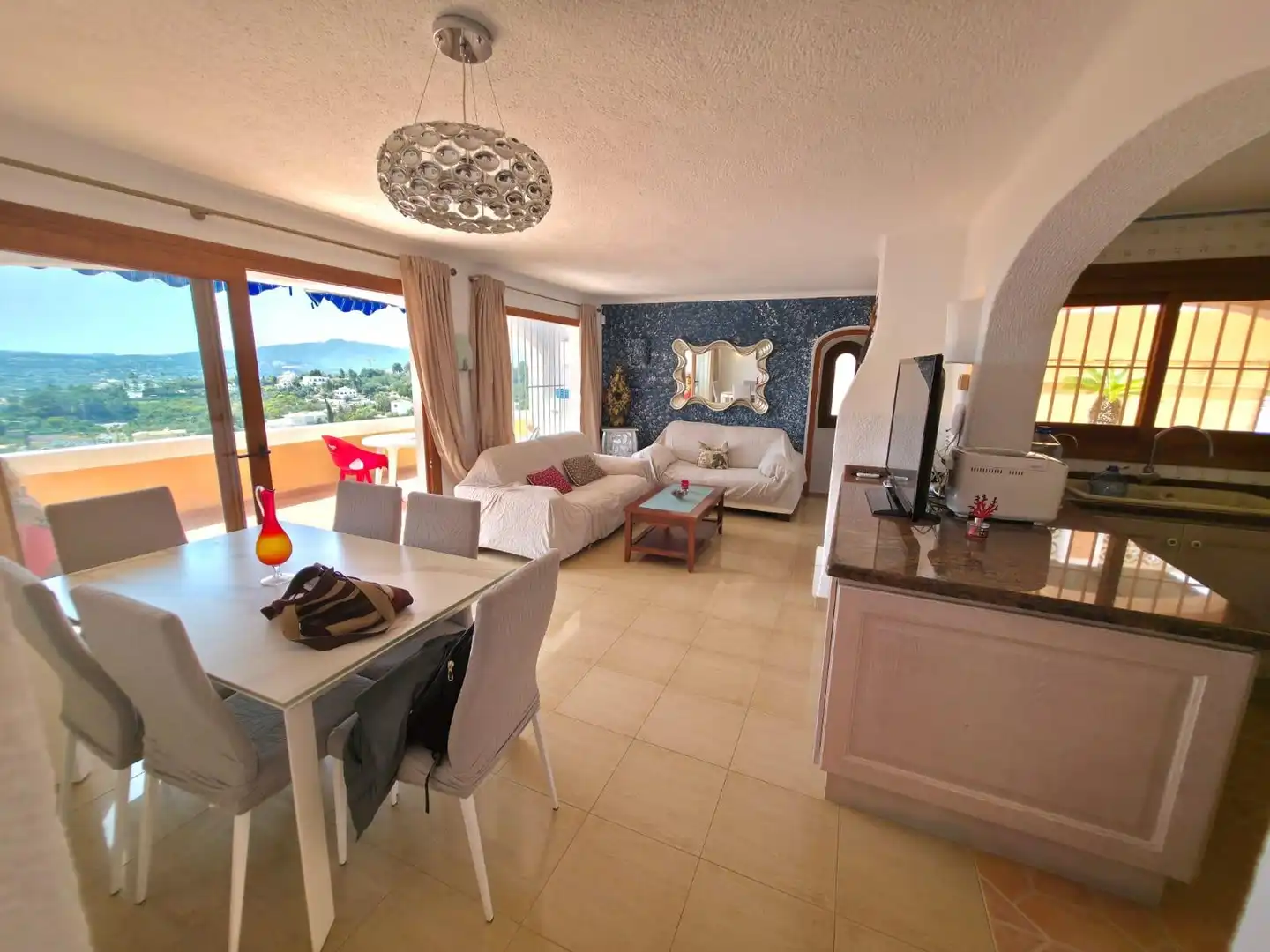 Living room of Houses for sale in Jávea / Xàbia  with Air Conditioner, Heating and Private garden