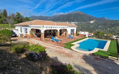 Exterior view of House or chalet for sale in Alcaucín  with Air Conditioner, Terrace and Swimming Pool