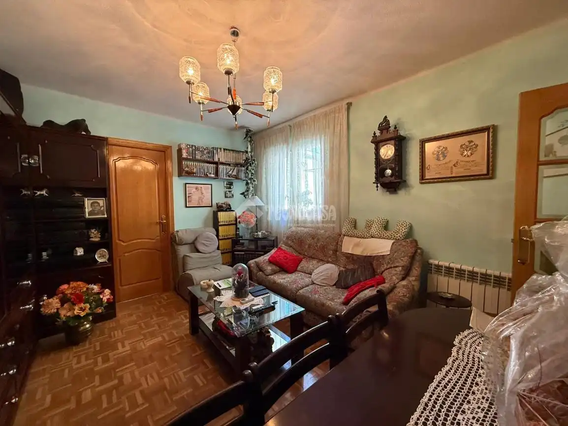 Sala de estar de Piso en venta en Madrid con Aire acondicionado y Terraza