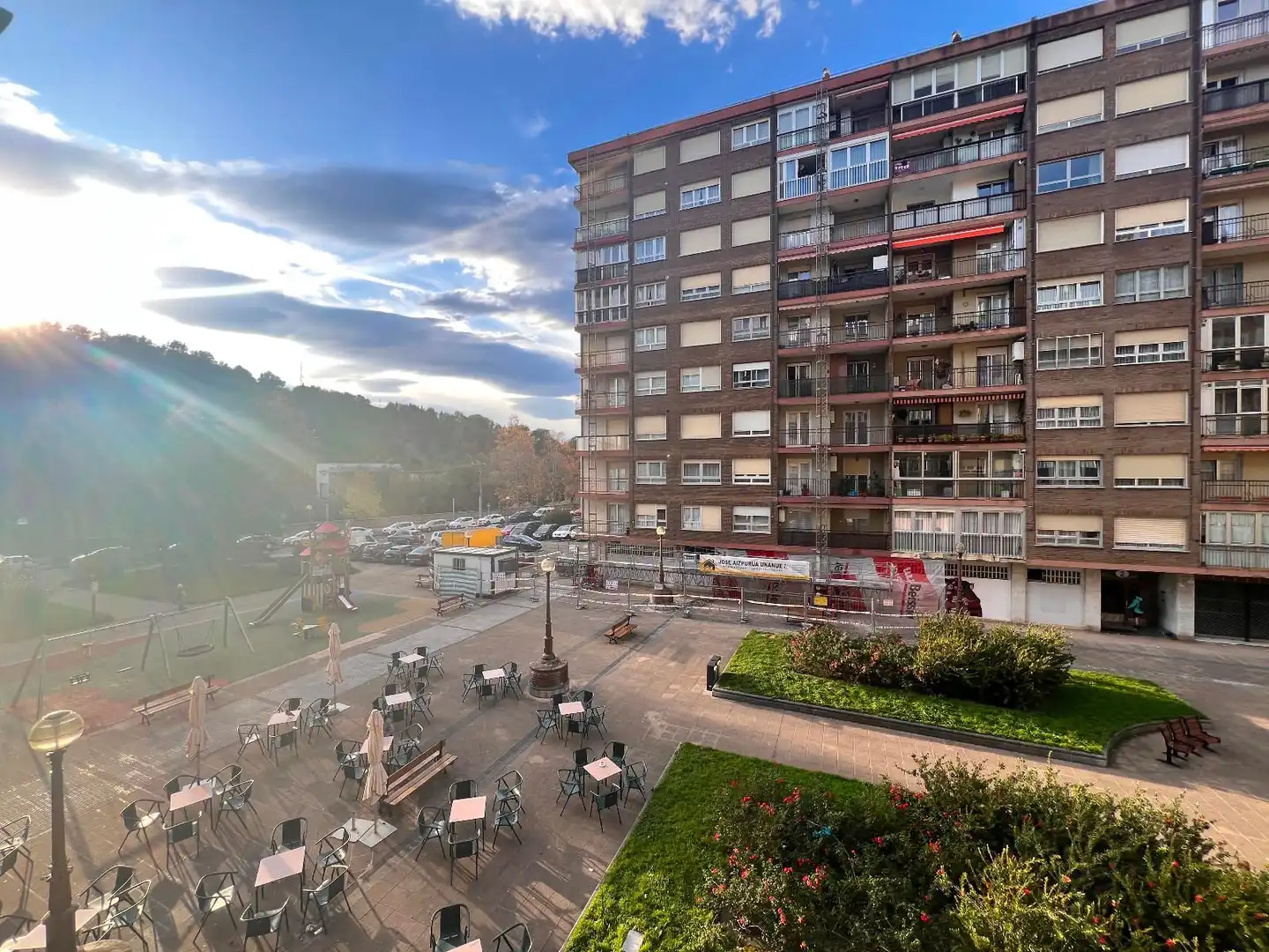 Vista exterior de Pis en venda en Lasarte-Oria amb Calefacció, Parquet i Terrassa