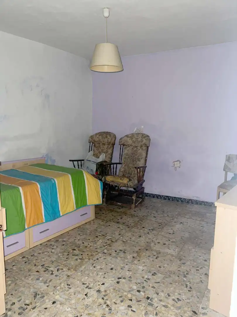 Dormitori de Casa adosada en venda en Higuera la Real amb Terrassa i Moblat