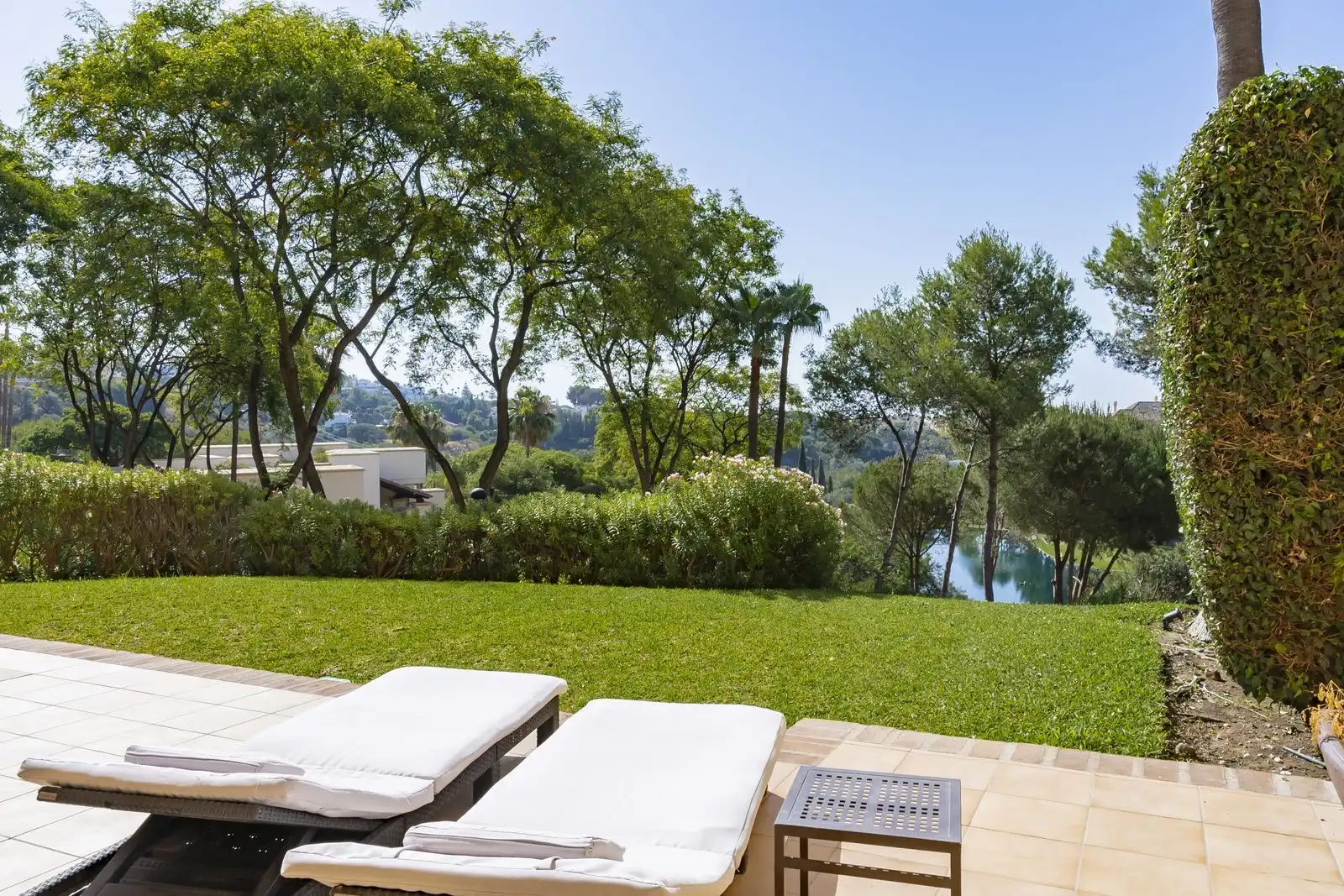 Jardí de Apartament en venda en Marbella amb Aire condicionat, Jardí privat i Terrassa