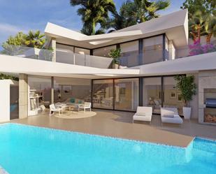 Vista exterior de Casa o xalet en venda en Benitachell / El Poble Nou de Benitatxell amb Jardí privat i Piscina comunitària