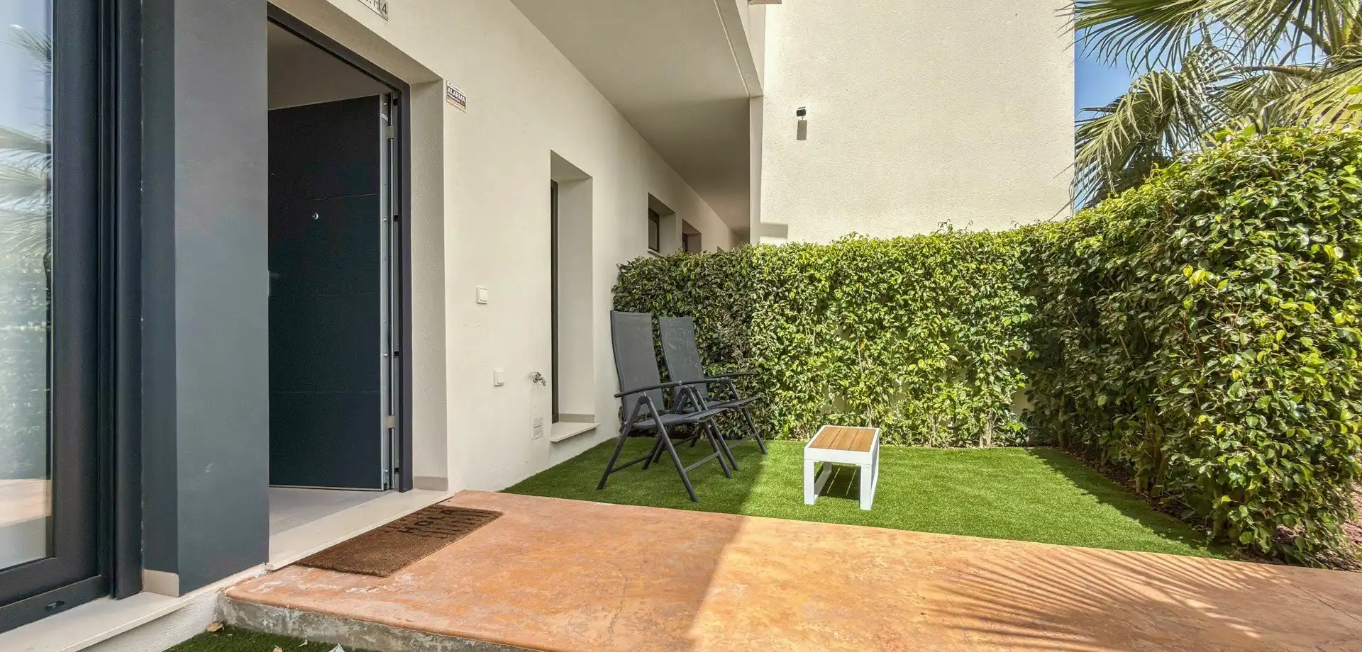 Terraza de Apartamento en venta en Pilar de la Horadada con Jardín privado, Terraza y Amueblado