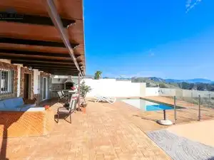 Terrassa de Finca rústica de lloguer en Almuñécar amb Aire condicionat, Jardí privat i Terrassa