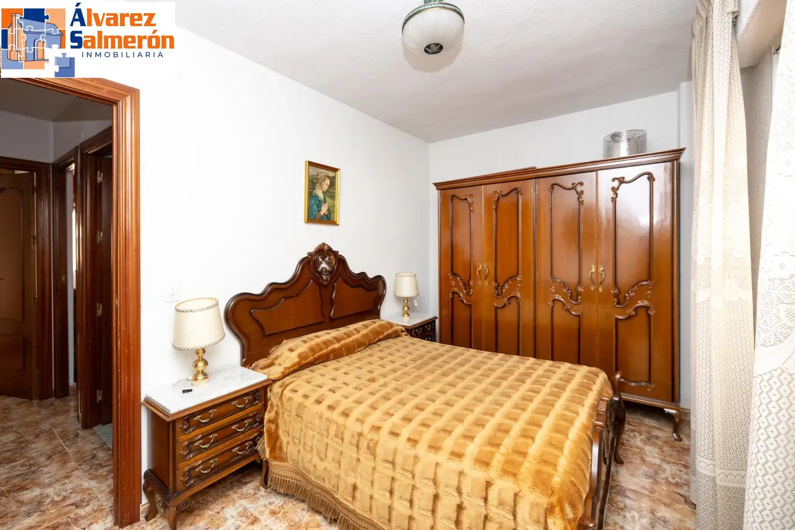 Bedroom of Flat for sale in Granada  with Terrace and Furnished