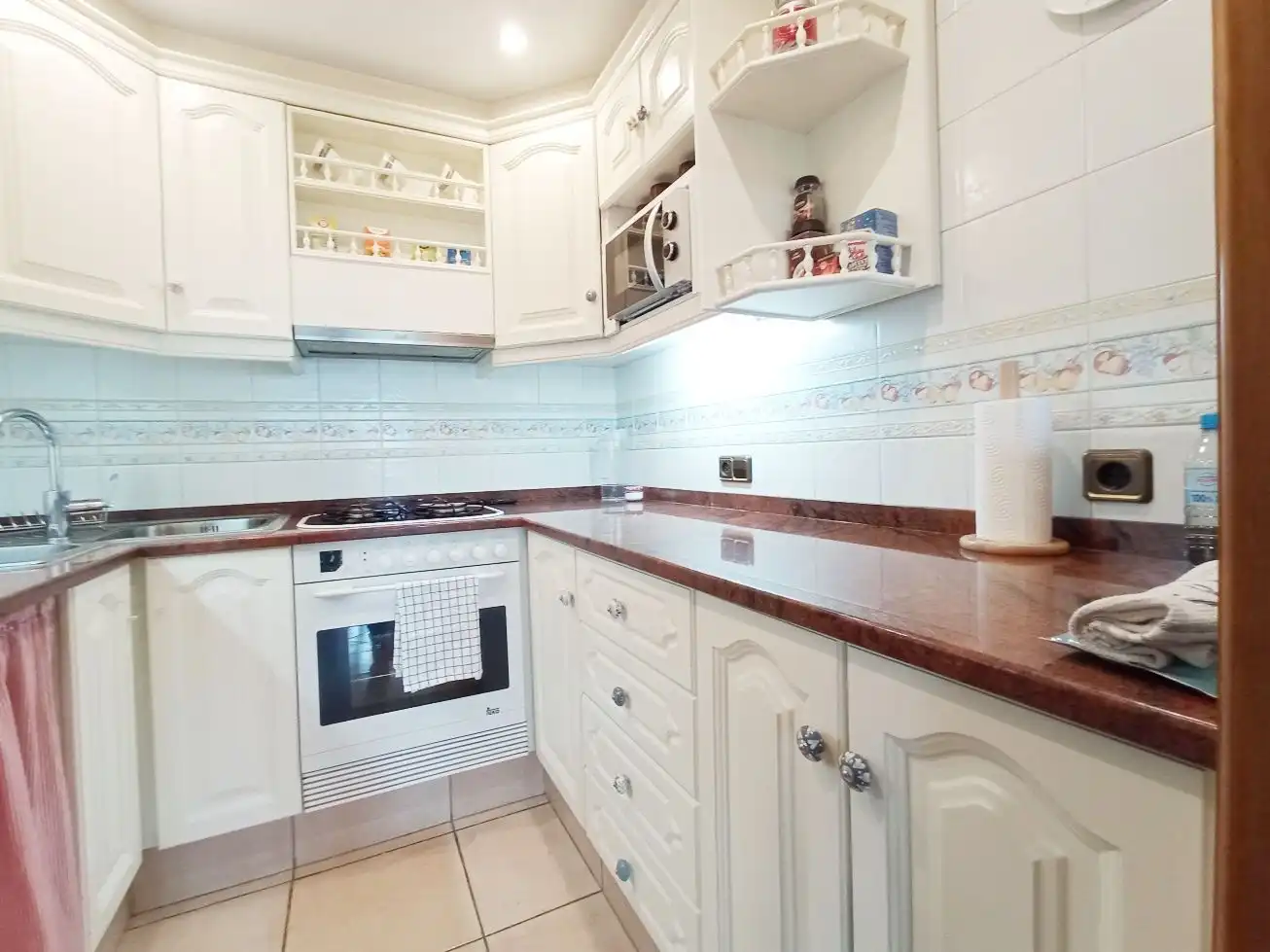 Küche von Wohnung zur Miete in Mataró mit Heizung, Terrasse und Möbliert