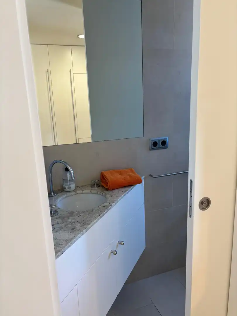 Baño de Piso de alquiler en Lloret de Mar con Calefacción, Terraza y Amueblado
