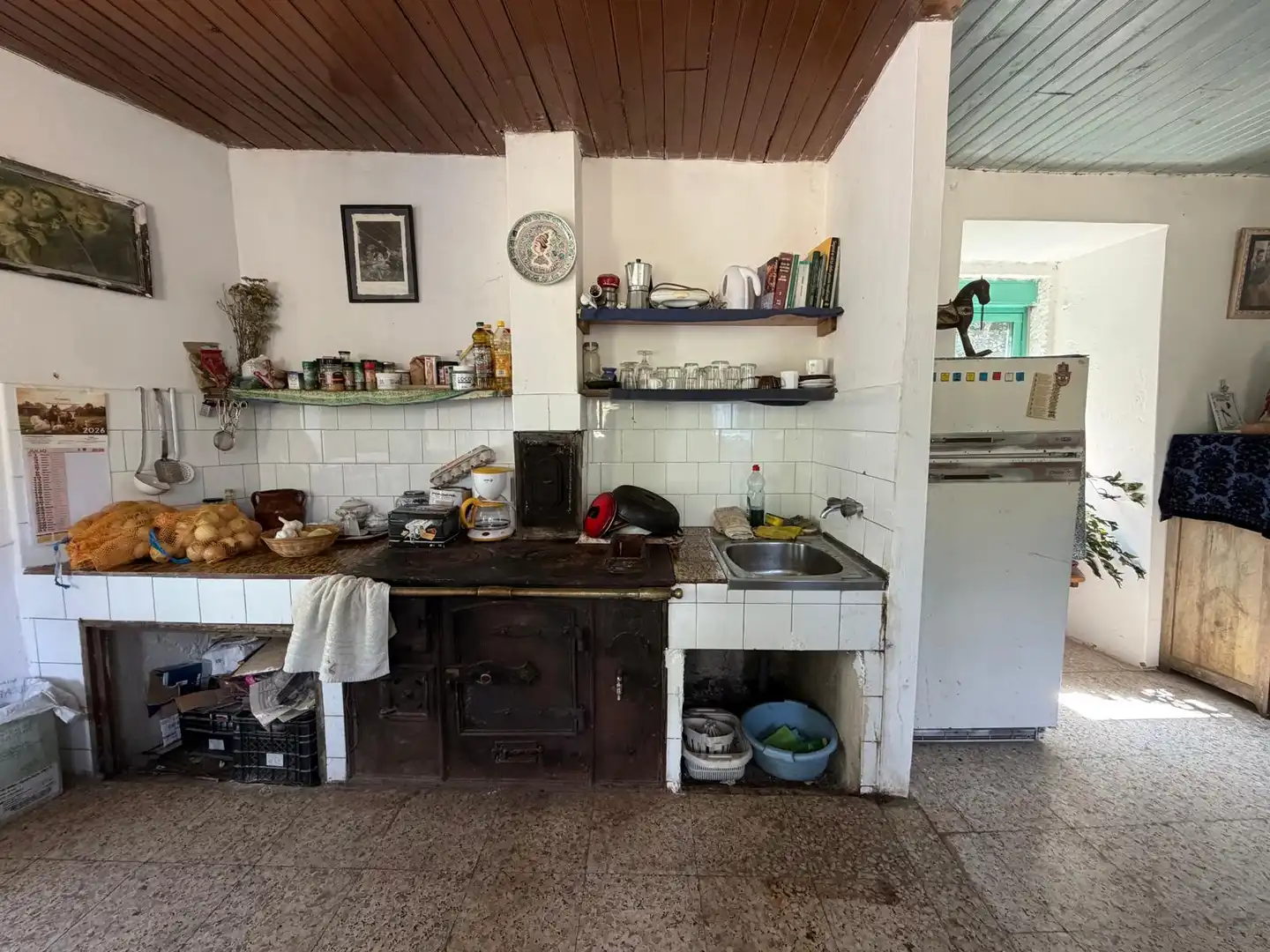 Cuina de Finca rústica en venda en Gomesende amb Jardí privat, Terrassa i Traster