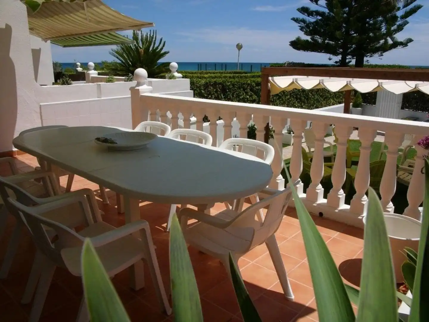 Terraza de Casa adosada en venta en El Puig de Santa Maria con Aire acondicionado, Calefacción y Jardín privado
