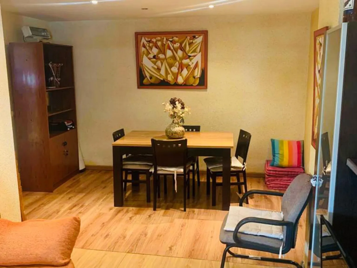 Dining room of Flat to rent in Málaga Capital  with Air Conditioner, Terrace and Furnished