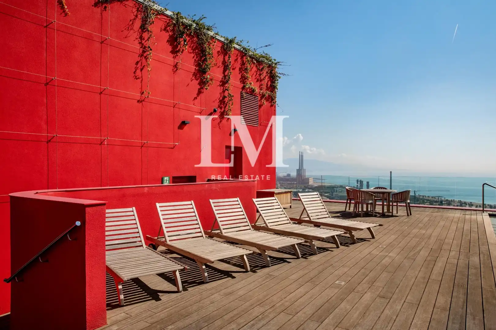 Terrace of Apartments for rent in Barcelona  with Air Conditioner, Private garden and Terrace