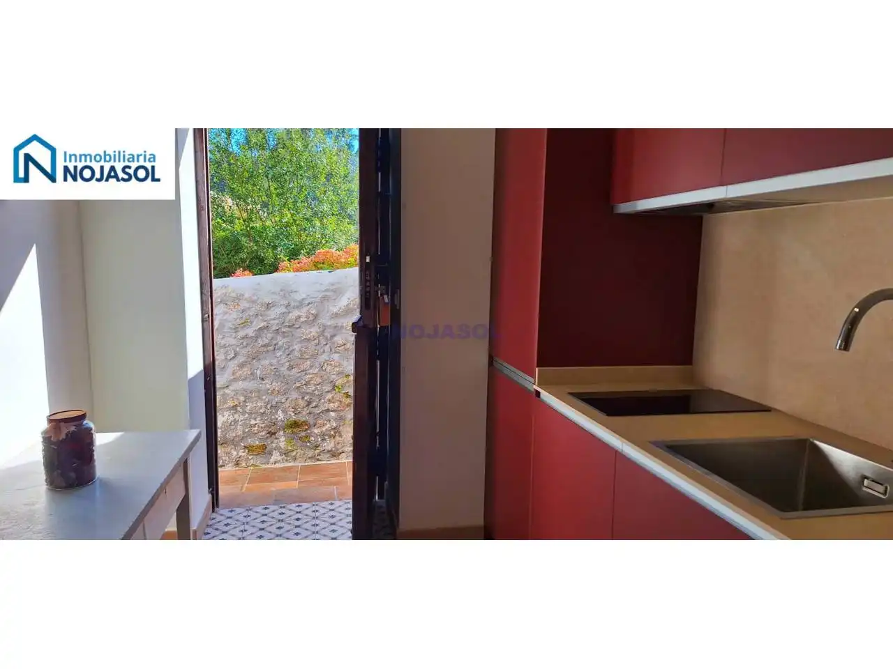 Cocina de Apartamento de alquiler en Solórzano con Calefacción y Terraza