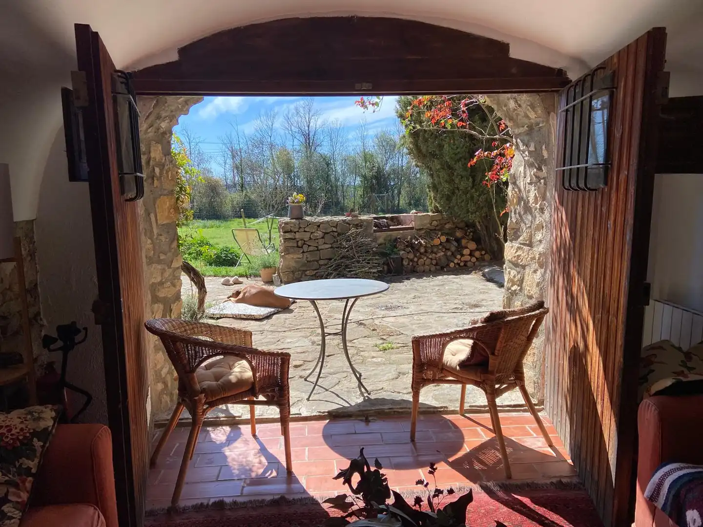 Terrassa de Finca rústica en venda en Maià de Montcal amb Aire condicionat, Calefacció i Jardí privat