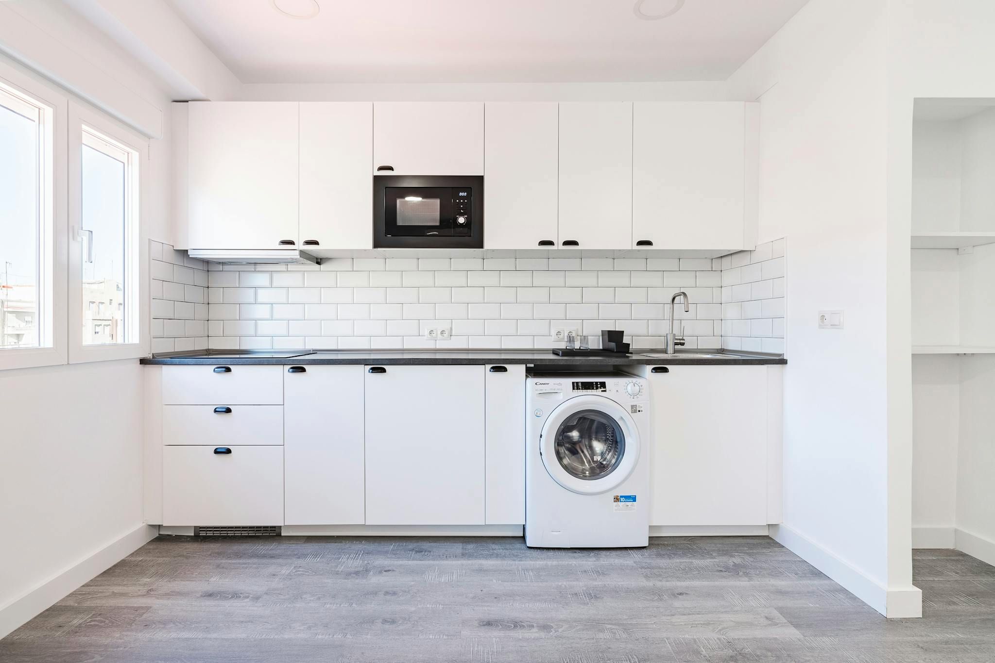 Küche von Wohnung zur Miete in  Valencia Capital mit Klimaanlage, Heizung und Möbliert