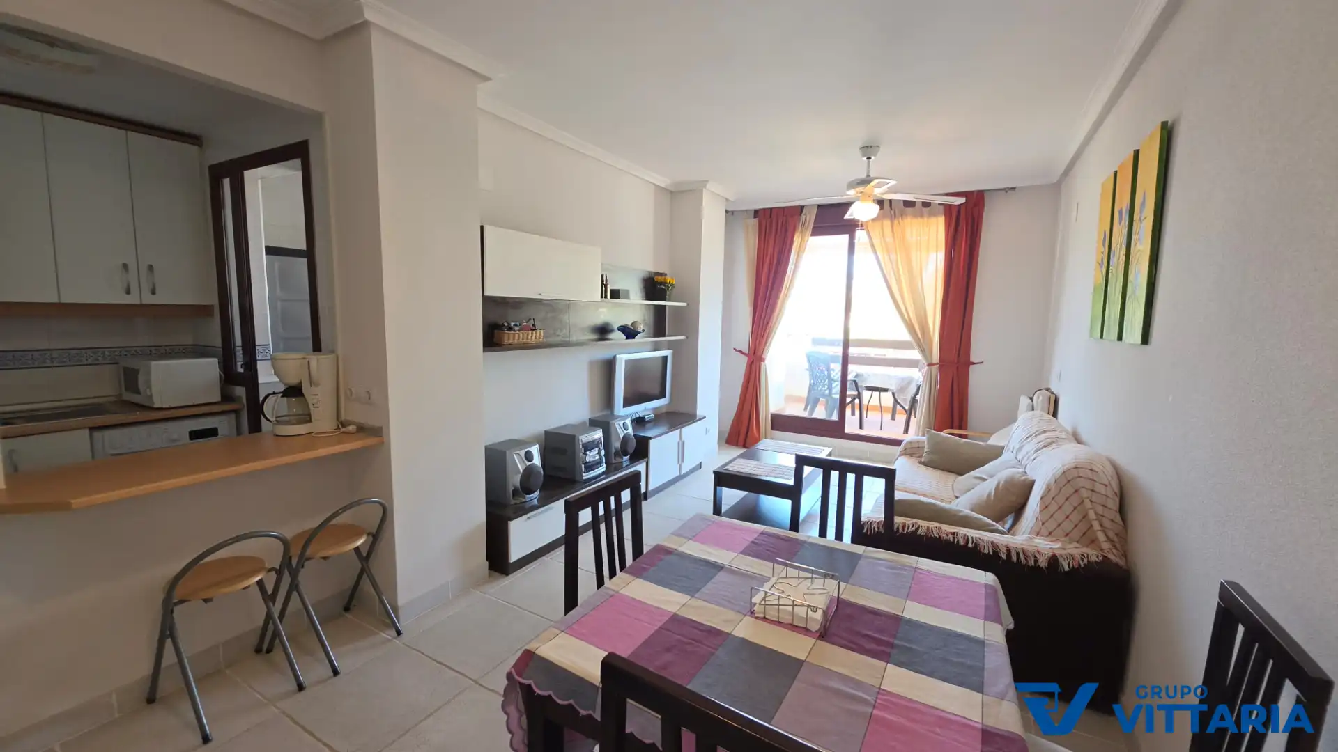 Sala de estar de Piso en venta en Vera con Aire acondicionado, Terraza y Trastero
