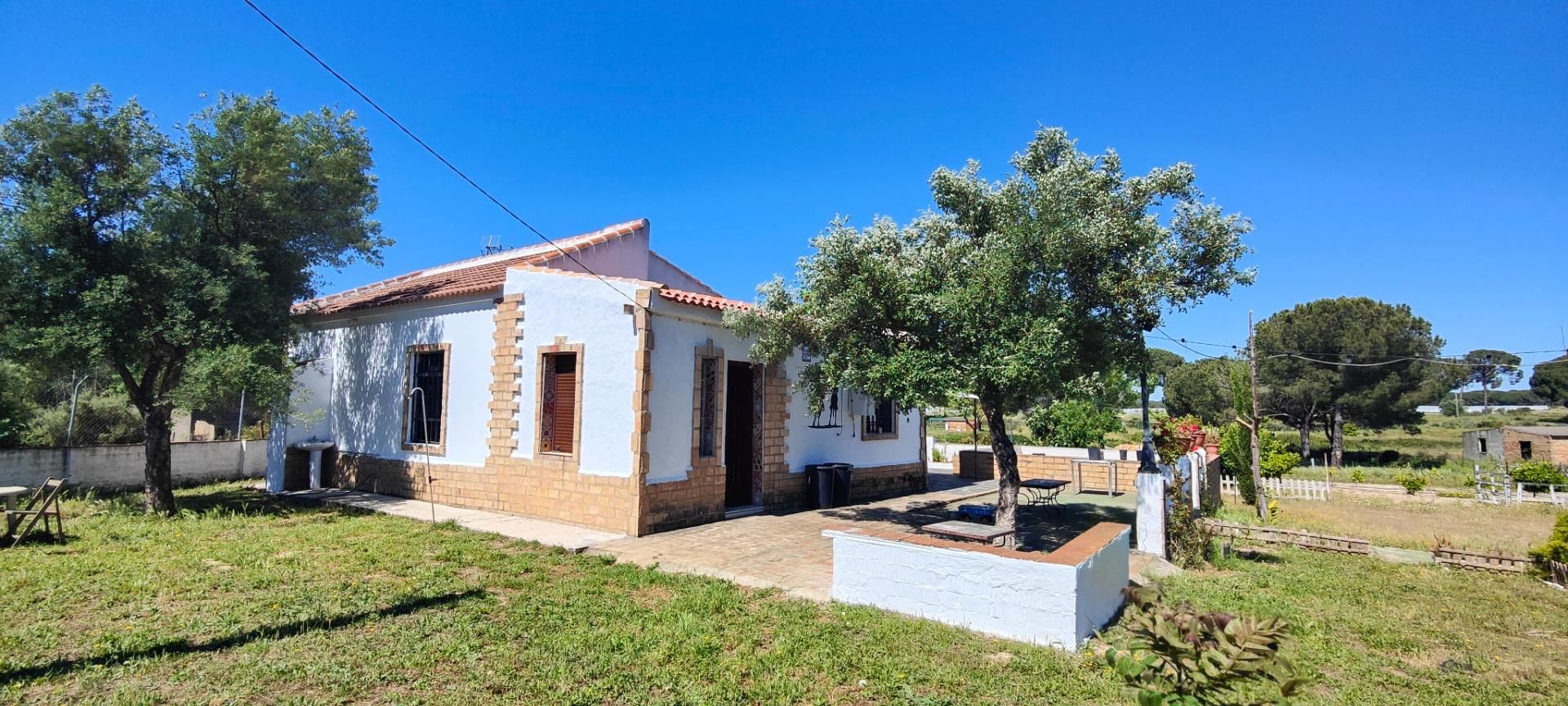 Vista exterior de Finca rústica en venda en Lucena del Puerto amb Aire condicionat, Calefacció i Terrassa