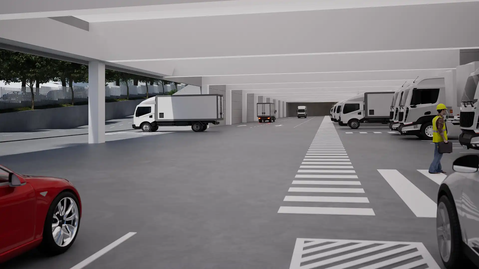 Parking de Nave industrial de alquiler en Sant Quirze del Vallès con Calefacción y Alarma