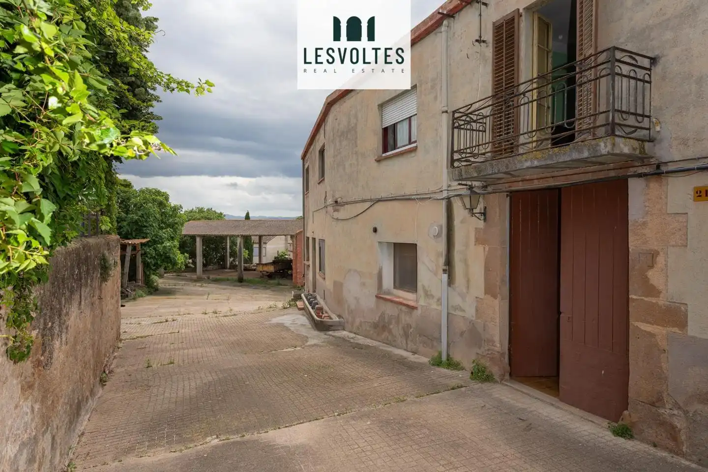 Vista exterior de Casa o xalet en venda en Corçà amb Calefacció, Jardí privat i Parquet