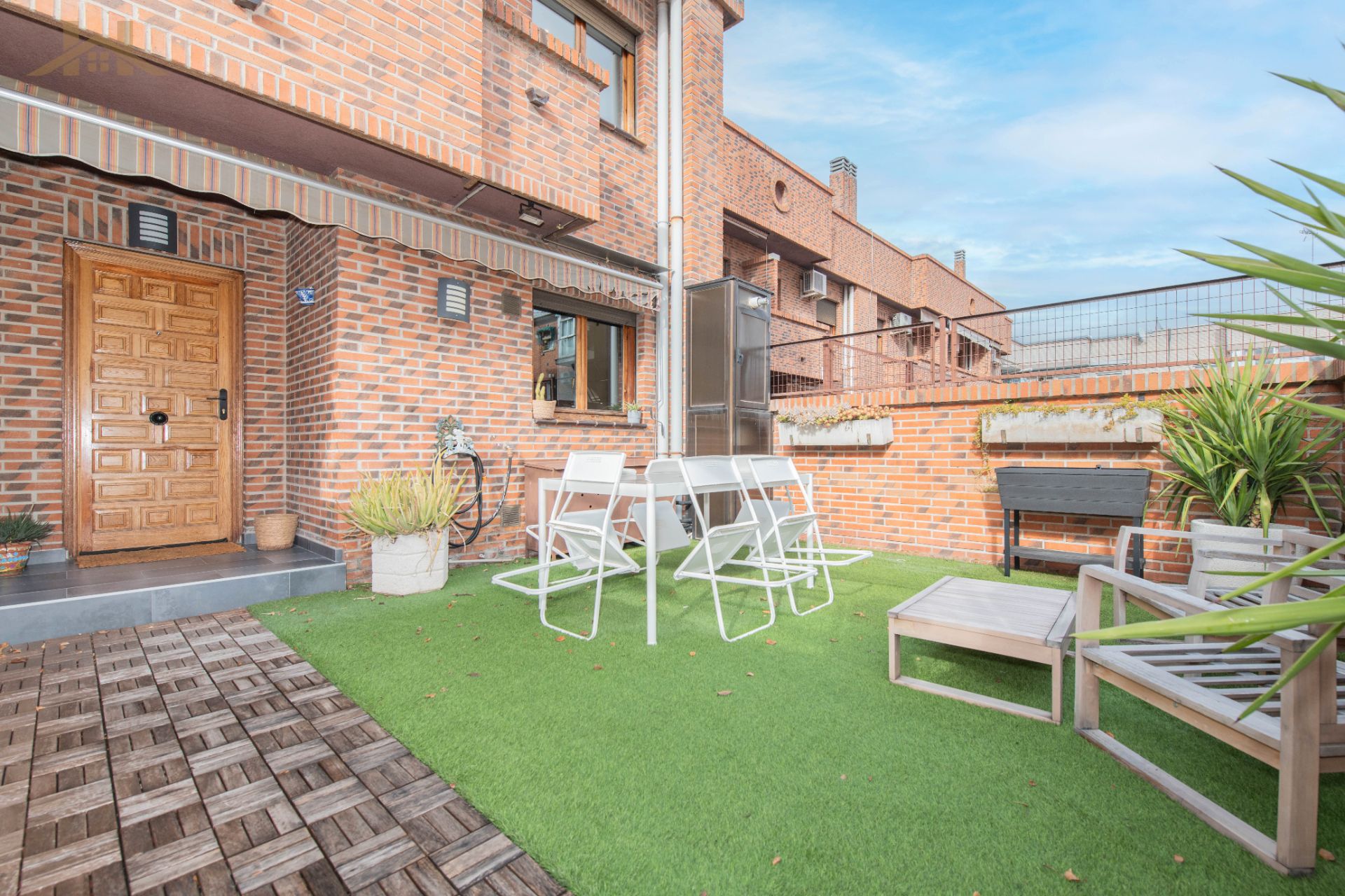 Terraza de Casa adosada en venta en Villaviciosa de Odón con Aire acondicionado, Jardín privado y Terraza