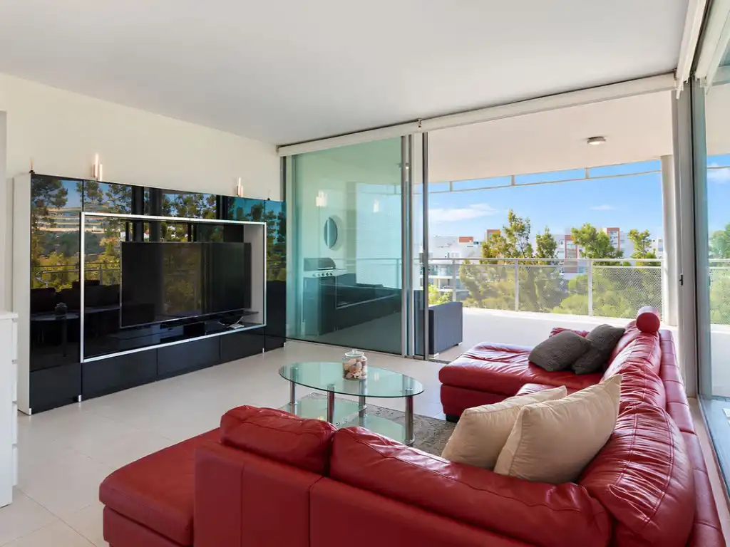 Sala de estar de Piso en venta en Fuengirola con Aire acondicionado, Amueblado y Horno