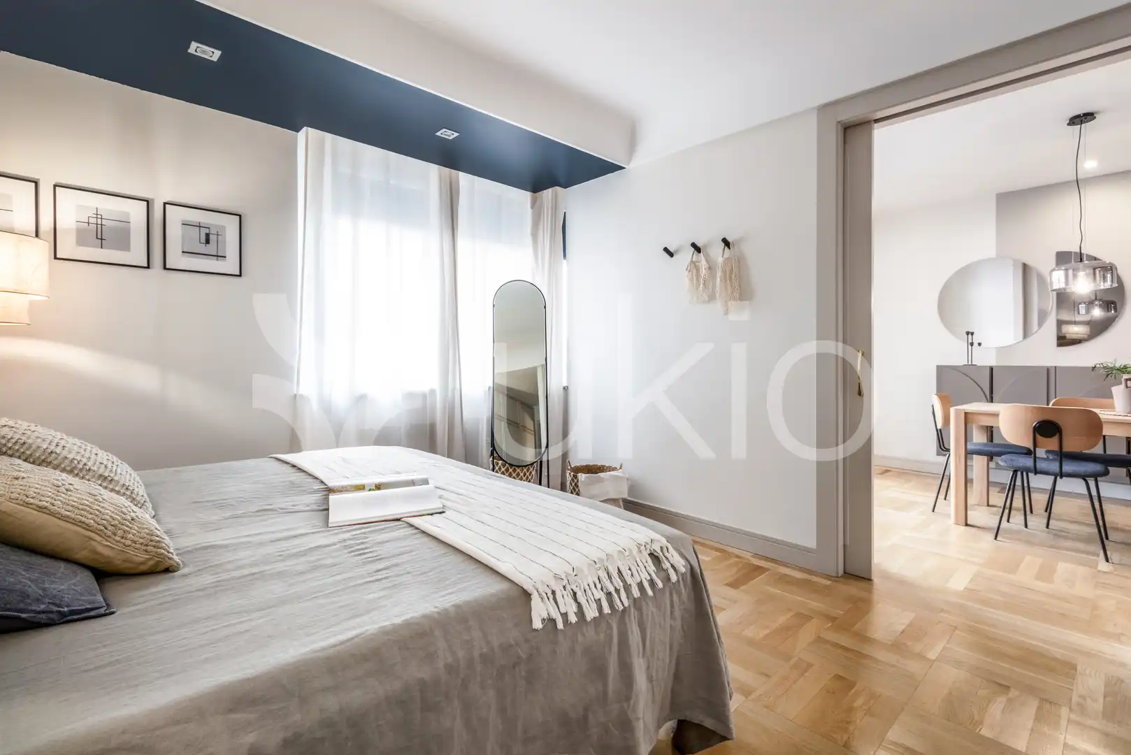 Bedroom of Apartments for rent in Madrid  with Air Conditioner, Heating and Terrace