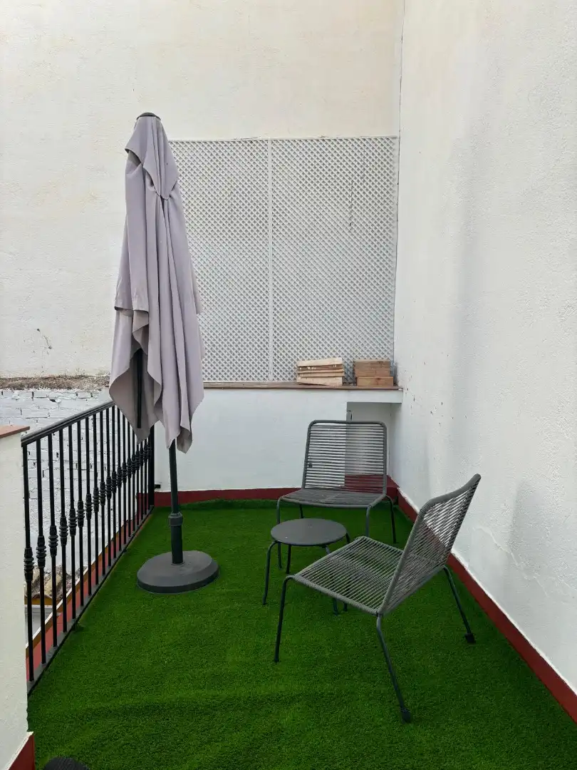 Balcony of Houses for share in Jaén  with Air Conditioner, Private garden and Terrace