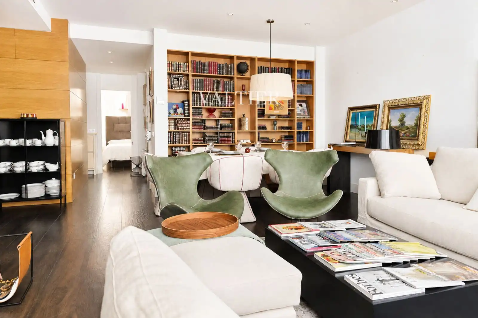 Wohnzimmer von Wohnung zur Miete in Madrid mit Klimaanlage und Möbliert