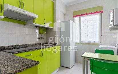 Kitchen of Flat for sale in Gijón   with Heating